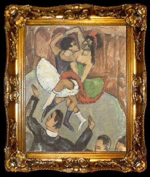 framed  Ernst Ludwig Kirchner Negro Dance (mk09), ta009-2